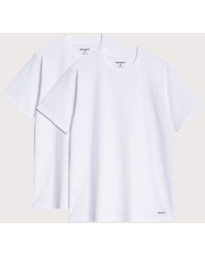 Carhartt Regular Fit 2 Pack Crew Neck T-Shirt - White