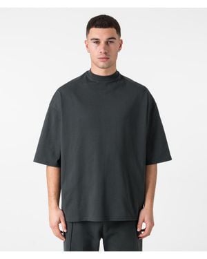 FLORENCE BLACK Oversized Heavy T-Shirt V3 - Black