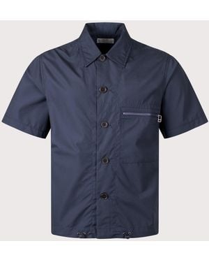 Universal Works Recycled Polytech Z Tech Overshirt - Blue