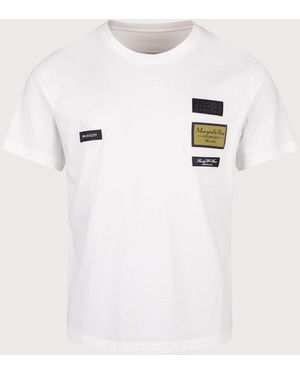MM6 by Maison Margiela Label Patch T-Shirt - White