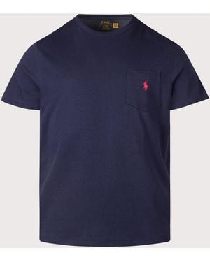 Polo Ralph Lauren Classic Fit Jersey Pocket T-Shirt - Blue