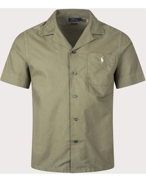 Polo Ralph Lauren Classic Fit Short Sleeve Camp Shirt - Green