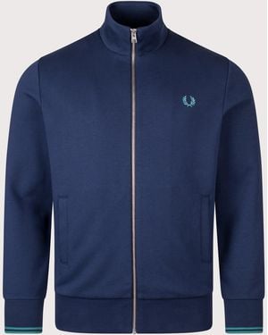 Fred Perry Zip Through Sweatshirt - Blue