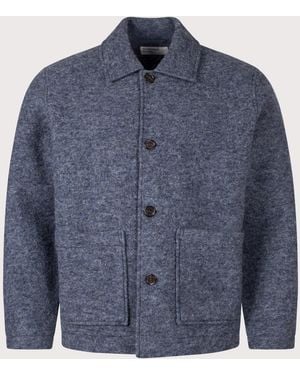 Universal Works Relaxed Fit Rams Jacket - Blue