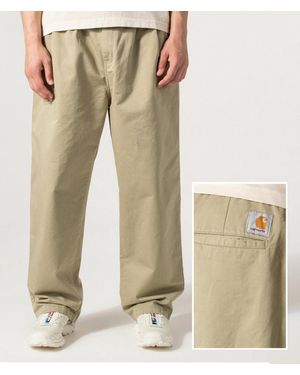 Carhartt Loose Tapered Fit Marv Trousers - Natural