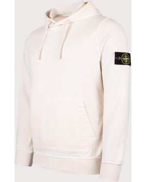 Stone Island Organic Cotton Hoodie - Natural