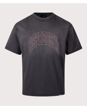 Represent Relaxed Fit Embellished T-Shirt - Black