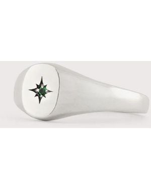 Serge Denimes Sterling Envy Ring - White