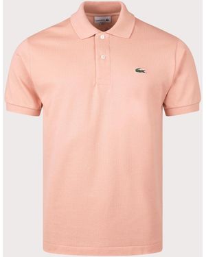 Lacoste L1212 Croc Logo Polo Shirt - Pink