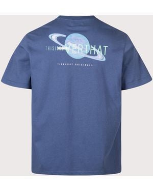 thisisneverthat Regular Fit Saturn T-Shirt - Blue