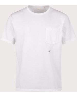 Nanamica Relaxed Fit Coolmax Jersey Pocket T-Shirt - White