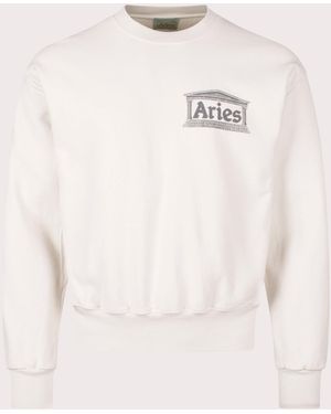Aries Premium Aged Temple Sweatshirt - Natural