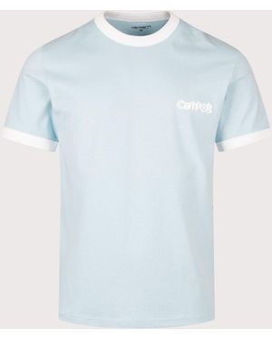 Carhartt Regular Fit Ringer T-Shirt - Blue
