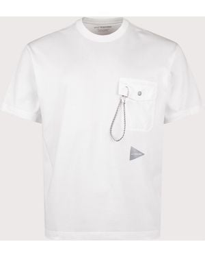 and wander Pocket T-Shirt - White