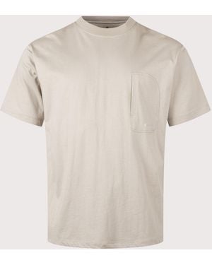 Snow Peak Relaxed Fit Og Mercerized T-Shirt - Natural