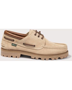 Paraboot Briac Suede Leather Shoes - Natural