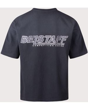 Belstaff Oversized Fit Competition Momentum T-Shirt - Blue