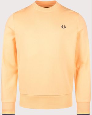 Fred Perry Crew Neck Sweatshirt - Yellow