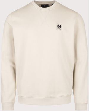 Belstaff Regular Fit Sweatshirt - Natural