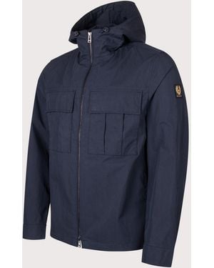 Belstaff Regular Fit Container Overshirt - Blue