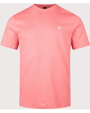 BOSS Regular Fit Tales T-Shirt - Pink