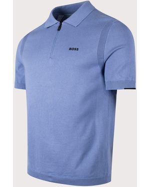 BOSS Regular Fit Ever-X Polo Shirt - Blue