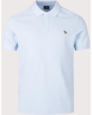 Paul Smith Zebra Logo Polo Shirt - Blue