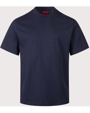HUGO Relaxed Fit Dapolino T-Shirt - Blue