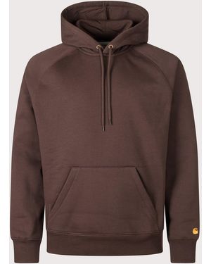 Carhartt Regular Fit Chase Hoodie - Brown