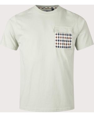 Aquascutum Lamina Pocket T-Shirt - White