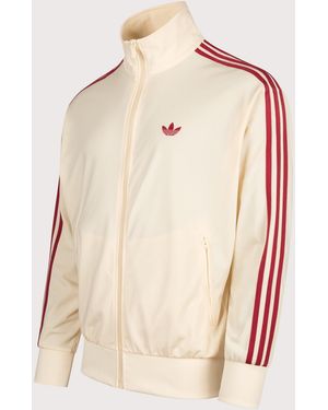 adidas Originals Loose Fit Firebird Track Top (Fits Big To Size) - Natural