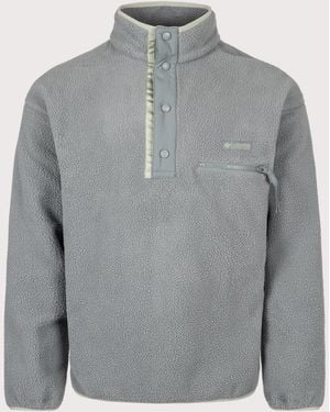 Columbia Regular Fit Helvetia Ii Half Snap Fleece - Grey