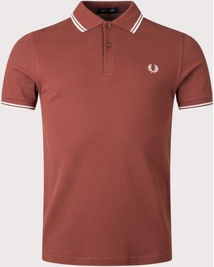 Fred Perry Twin Tipped Polo Shirt - Red