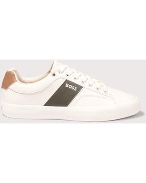 BOSS Aiden Tenn Trainers - Natural