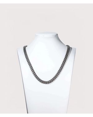 Mysterious Jeweller Stainless Steel Cuban Link Chain 8Mm 20&Quot - White