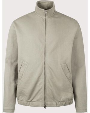 Norse Projects Hornidal Relaxed Organic Loopback Track Jacket - Natural
