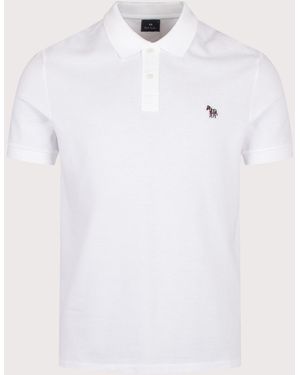 Paul Smith Zebra Logo Polo Shirt - White