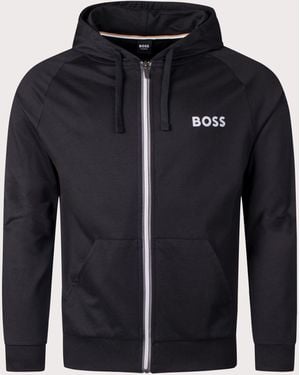 BOSS Authentic Zip Through Hoodie - Blue