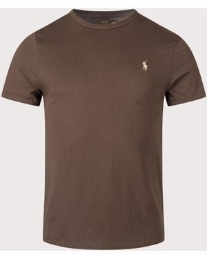 Polo Ralph Lauren Custom Slim Fit Jersey T-Shirt - Brown
