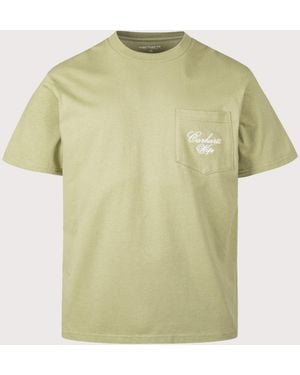 Carhartt Loose Fit Longhand Pocket T-Shirt - Green