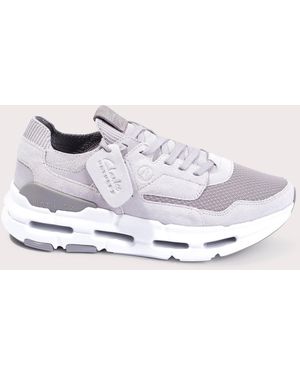 Clarks Nxe Lo Trainers - Metallic