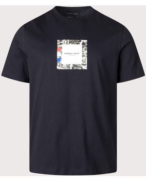 Marshall Artist Adored Box Logo T-Shirt - Blue