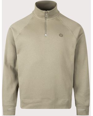 Henri Lloyd Hayle Quarter Zip Sweatshirt - Natural