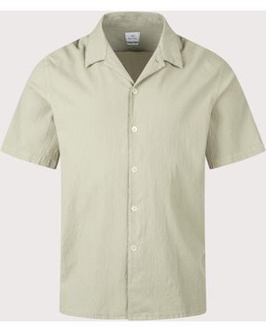 Paul Smith Relaxed Fit Short Sleeve Shirt - Natural