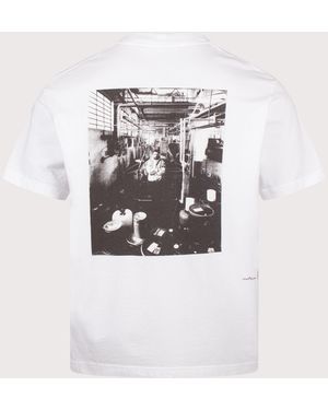 Stone Island Carlo Rivetti Print T-Shirt - White