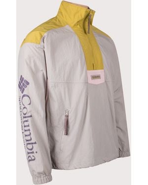 Columbia Riptide Ii Retro Windbreaker Anorak - Grey