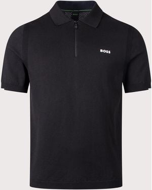 BOSS Regular Fit Ever-X Polo Shirt - Black