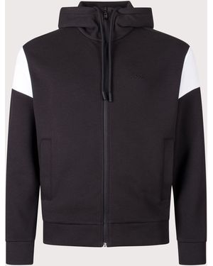 BOSS Regular Fit Union Saggy Hoodie - Black