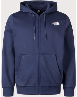 The North Face Dome Full Zip Hoodie - Blue