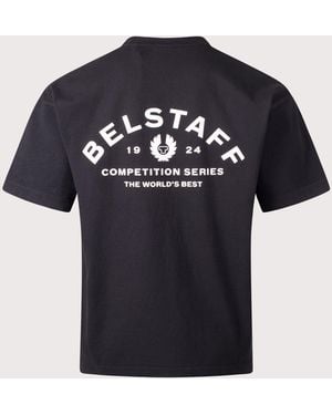 Belstaff Oversized Fit Competition T-Shirt - Blue